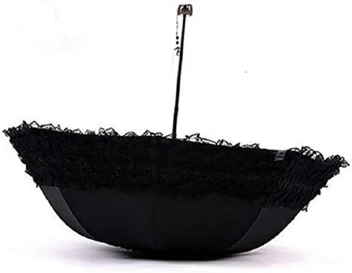 Miniatura 3 de zmgmsmh Foldable Lace Parasol Travel sun rain Umbrella Compact anti UV Resistance Princess Umbrella Sun Umbrella for Women Girls