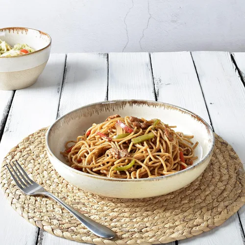Miniatura 5 de Bosmarlin Tazones grandes de cerámica para pasta, 40 onzas, juego de 4, ensaladeras grandes, aptos para microondas y lavavajillas