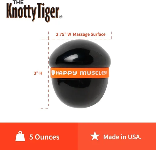 Miniatura 3 de Tiger Tail La herramienta de bola de masaje Knotty Tiger Knot Buster ofrece codo presión profunda para aliviar las manos y los dedos pulgares