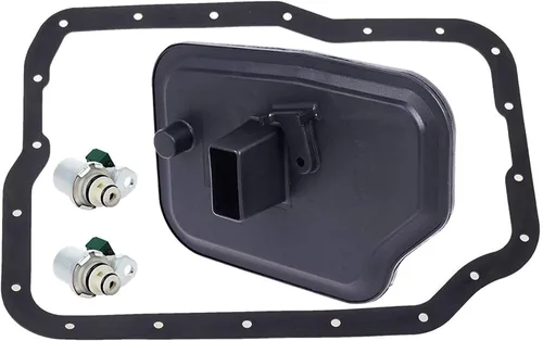 HERCOO 4F27E/FN4A-EL FNR5/FS5A-EL Kit de solenoide de transmisión con filtro de tubo largo y junta Compatible con Mazda 2 3 5 6 CX-7, 2006-2009 Ford