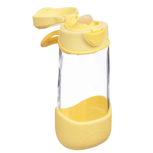 Miniatura 13 de b.box Botella de agua deportiva de 15 onzas para niños, para la escuela, deportes, guardería, diseño sin popote para una fácil limpieza, a prueba