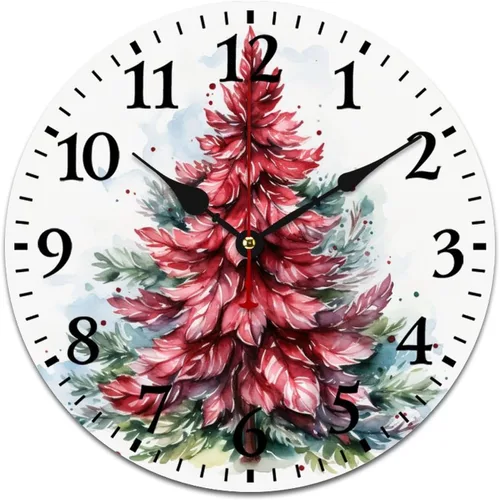 Miniatura 16 de Reloj de pared retro vintage de 16 pulgadas, estilo francés, estilo toscano y estilo vintage, funciona con pilas, con movimiento de cuarzo, números