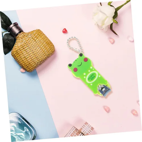 Miniatura 7 de BESPORTBLE Cortauñas portátil de dibujos animados lindo gato panda práctico cortador de uñas para niño niña pequeña herramienta de manicura