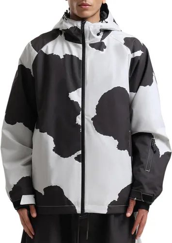 Miniatura 7 de GSOU SNOW Mens Ski Jacket Baggy Snowboard Jacket Womens Insulated Snow Jacket Waterproof Windproof Loose Ski Coat for Skiing