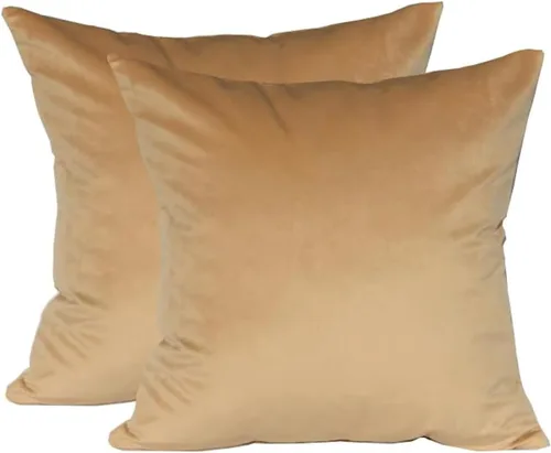 Miniatura 143 de TangDepot - Funda de almohada lisa de terciopelo, funda de cojín supersuave de lujo, muchas opciones de colores y tamaños
