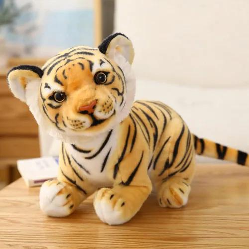 Miniatura 2 de GUDVES Tiger Tale Toys - Peluche de tigre blanco de 7.8 pulgadas, bonito y realista regalo para niños