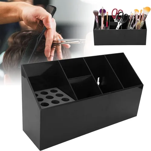 Soporte de tijeras para salón de belleza, soporte para herramientas de peluquero, soporte para tijeras de corte de pelo para peluquería o uso