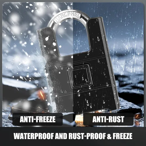 Miniatura 2 de Diyife - Candado de combinación resistente [haz envuelto], candado impermeable grande para exteriores, grillete grueso de 0.315 in, desbloqueo