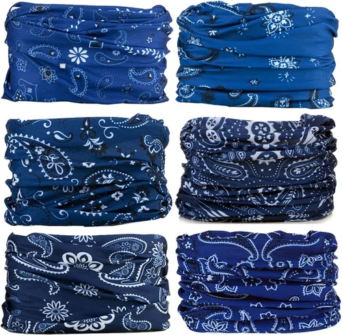 Miniatura 14 de Polaina para el cuello, máscara facial, bufanda bandana para hombres y mujeres, sol, polaina de tubo a prueba de polvo para ciclismo, motocicleta