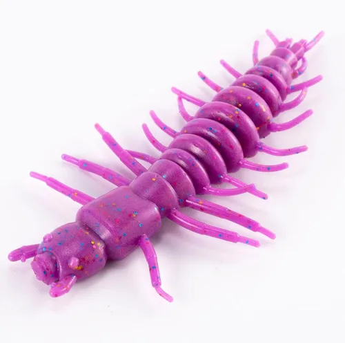 Miniatura 9 de Dr.Fish Paquete de 8/20 señuelos de pesca suave Hellgrammite cebo de gusano de 2 ''/3 pulgadas de agua dulce Bass Pesca Señuelos de plástico Grub