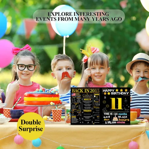 Miniatura 6 de Joycard Tarjeta de cumpleaños número 11 para niña y niño, regalo emergente 3D de feliz cumpleaños para hija e hijo, divertidas decoraciones