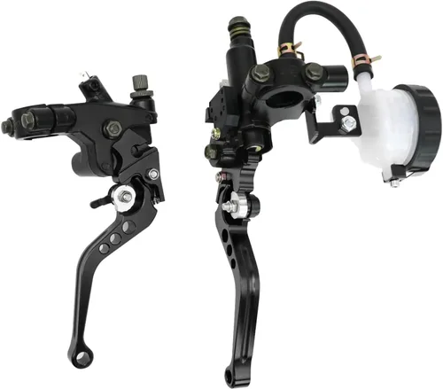Miniatura 6 de Juego de palancas de embrague y freno de manubrio de motocicleta de 7/8 pulgadas 22 mm, cilindro maestro universal compatible con motocicleta, moto