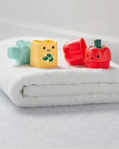 Miniatura 6 de Skip Hop Juguete de baño para bebés Tub-to-Table Café Prep & Serve Set de Ensalada para Bañera Juego Sensorial para el Desarrollo Edad 12m+ Preparar