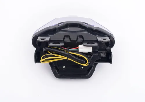 Miniatura 7 de Luz trasera LED de freno para motocicleta, lente transparente con señales de giro integradas para Yamaha 2015-2017 FZ07,2008-2020 MT07,2015-2020 YZF