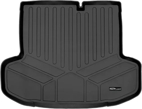 Miniatura 9 de SMARTLINER Juego de alfombrillas de primera fila para todo tipo de clima, compatibles con Nissan Versa 2020-2025