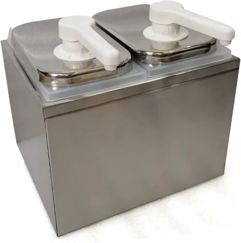Miniatura 6 de Estación de bombeo de condimentos, dispensador de bomba de salsa de acero inoxidable, dispensadores de ketchup, bombas de condimentos, bomba