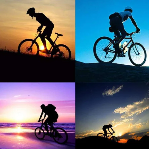 Miniatura 6 de Conjunto de camiseta de ciclismo de secado rápido para hombre, camiseta de bicicleta de carretera + pantalones cortos con almohadilla de gel 9D, kit