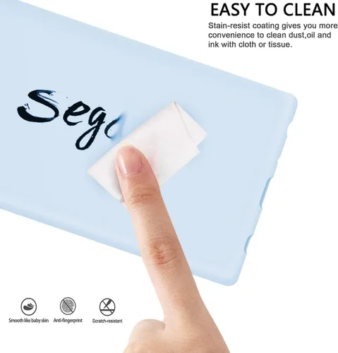 Miniatura 4 de Funda diseñada para Galaxy A52 5G / A52s 5G, silicona líquida de goma a prueba de golpes, forro de tela de microfibra suave, compatible con Galaxy