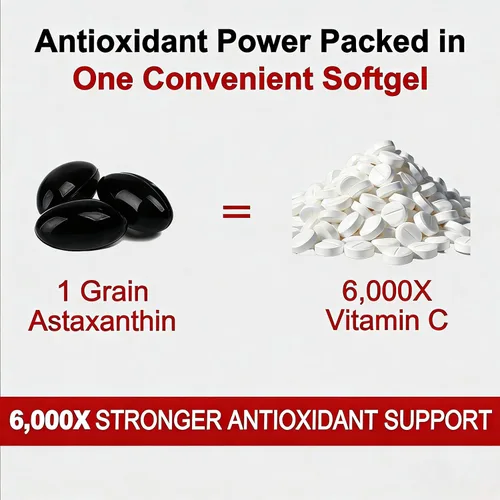Miniatura 6 de Belano's Astaxantina 12 mg, cápsulas blandas de astaxantina, suplemento antioxidante premium de astaxantina Apoyo de salud y energía, sin OMG
