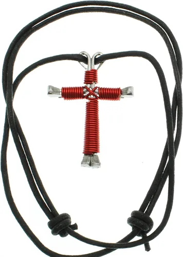 Miniatura 2 de Intercession Collar de cruz de uñas de herradura, Metal, no conocido