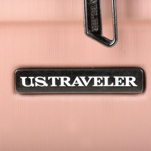 Miniatura 8 de U.S. Traveler Boren - Maleta de viaje de policarbonato resistente con 8 ruedas giratorias, asa de aluminio