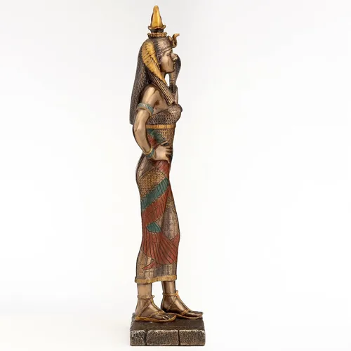 Miniatura 7 de Veronese Design Diosa egipcia Hathor sosteniendo una estatua de cobra