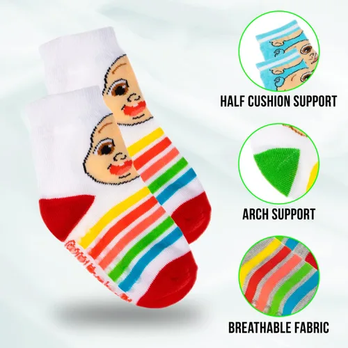 Miniatura 3 de Cocomelon Socks 10 Pack Baby Socks and Toddler Socks 2T-5T Cocomelon socks for Toddler Boys