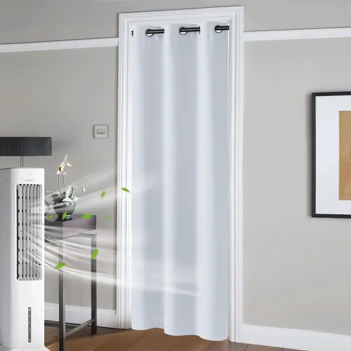 Miniatura 97 de RYB HOME - Cortinas opacas para patio - Cortinas con ojales sólidos, paneles de ventana grandes, eficiencia energética, cortinas de privacidad
