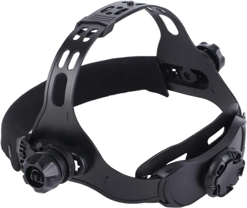 Miniatura 7 de Kit de diadema ajustable de repuesto para casco de soldadura ABS con acolchado que absorbe el sudor (negro)
