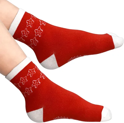 Miniatura 6 de SkiBeaut Calcetines para bebés y niñas, 12 pares de calcetines antideslizantes para niños pequeños con agarre para niñas de 0 a 7 años