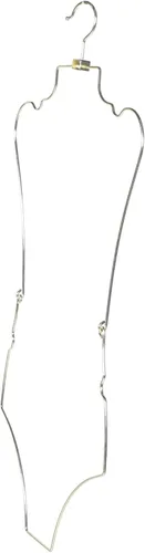 Cabilock Colgador de traje de baño Plegable Organizador de traje de baño Percha de alambre dorado