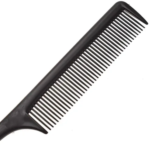 Miniatura 6 de 1/3 paquetes de peine de cola de rata, peine de cola fina profesional, cola de rata, fibra de carbono, resistente al calor, peines con cola