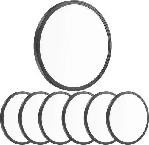Paquete de 6 lámparas de techo LED de montaje empotrado de 12 pulgadas 3200LM, lámpara de techo delgada de 28W redonda de montaje en superficie