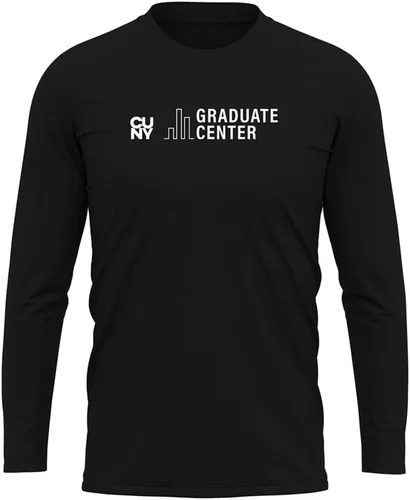 Miniatura 45 de Camisa deportiva de manga larga oficial de la NCAA Collegiate para hombre, colección negra con logotipo primario
