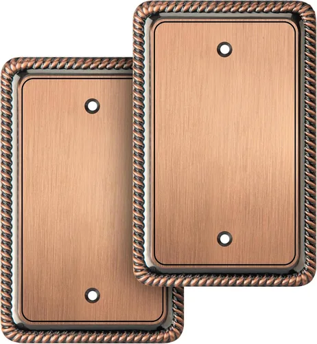 Miniatura 49 de Henne Bery Placa Decorativa de Pared con Borde de Cuerda Placa de Interruptor Cubierta de Tomacorriente