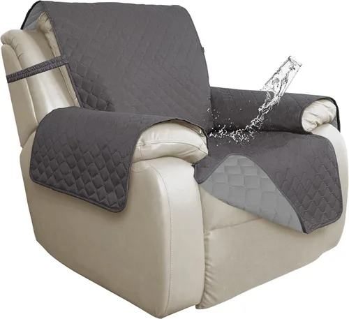 Miniatura 43 de ISSUNTEX Fundas de sofá de dos plazas con doble protección 100% impermeables para sala de estar, fundas para sofá de 2 cojines, protector de muebles