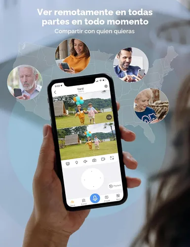 Miniatura 6 de Hiseeu - Cámaras de seguridad inalámbricas para exteriores, WiFi Pro de 5G y 2.4G, sistema de cámara de seguridad inalámbrica para el hogar, lente