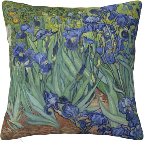 Miniatura 9 de Fundas de almohada de Van Gogh con diseño de girasoles en jarrón de 18 x 18 pulgadas, funda de almohada para sofá, cama, decoración del hogar