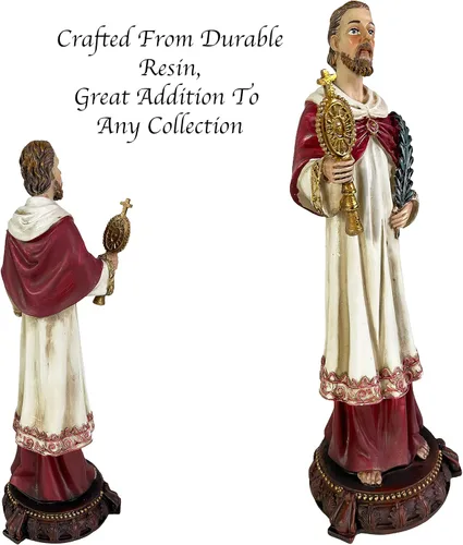Miniatura 5 de Urbalabs Estatua de San José Santos Católicos Estatuas Religiosas Figuras religiosas 13 pulgadas Estatua del Sagrado Corazón de Jesús Crucificado