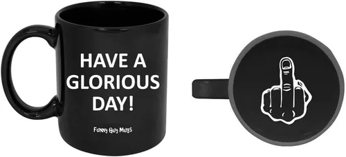 Miniatura 11 de Funny Guy Mugs Calm You Shall Keep And Carry On You Must - Taza de café de cerámica de 11 onzas, taza de café divertida ideal para mujeres y Calma