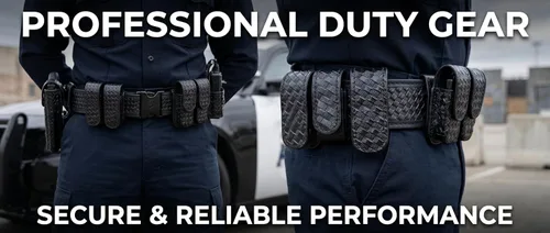 Miniatura 7 de ROCOTACTICAL Protectores de cinturón de doble presión, para cinturón de servicio de 2.25 pulgadas, paquete de 4