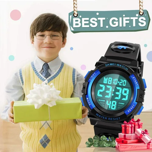 Miniatura 7 de Dodosky Reloj impermeable multifuncional LED para niños - Regalos para niños