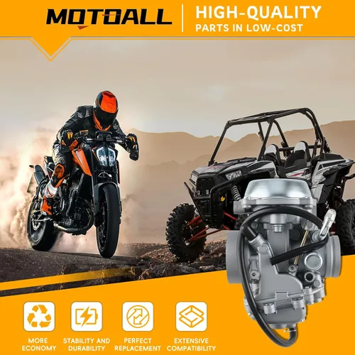Miniatura 2 de MOTOALL Kit de carburador y bomba de combustible para Polaris Sportsman 400 500 700 300 335 600 Magnum 325 Trail Blazer 330 2520227