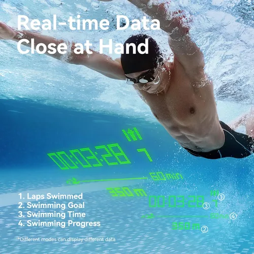 Miniatura 2 de Holoswim Smart Swim Goggles, 2GO Swimming Goggles, AR Real-time Display, AI Data Analysis, Anti-fog IPX8, Stroke Recognition