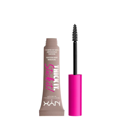 Miniatura 13 de NYX PROFESSIONAL MAKEUP Thick It Stick It Máscara Engrosante para Cejas, Gel para Cejas - Taupe