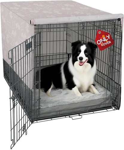 Miniatura 24 de Explore Land Funda transpirable para jaula de perro, ventilación de malla de 4 lados, funda básica para perrera para mascotas, todos los lados