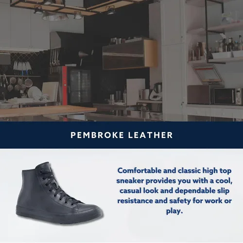 Miniatura 14 de Shoes for Crews Zapatillas de trabajo unisex antideslizantes de caña alta - Zapatos cómodos y resistentes al agua para mujeres y hombres
