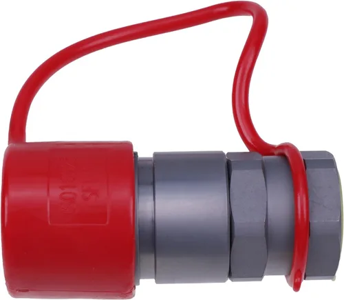 Miniatura 2 de Acoplador rápido de cara plana hidráulica hembra de 1/2 pulgada 7246790 compatible con excavadora Bobcat retroexcavadora cargador telescópico