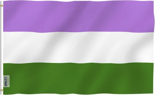Miniatura 12 de Anley Fly Breeze - Bandera del orgullo abrosexual de 3 x 5 pies, color vivo y a prueba de decoloración, cabecera de lona y doble costura, banderas