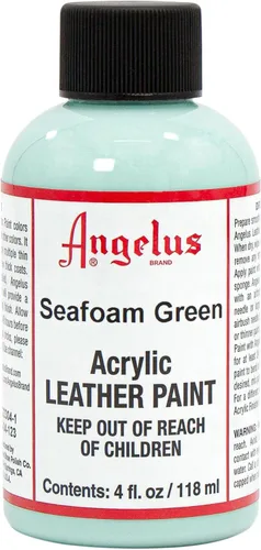Miniatura 120 de Angelus - Pintura acrílica para cuero, 4 Fl Oz, color blanco - Pintura para cuero profesional flexible, resistente a grietas, arañazos